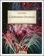 Celebration Overture (2007) Orchestra sheet music cover